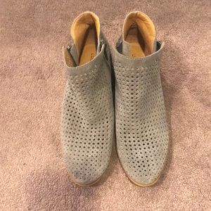 Lucky Brand Suede Booties